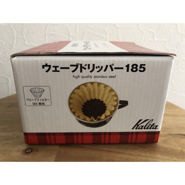 Kalita(カリタ)のウェーブドリッパー 185 新品未使用品 スマホ/家電/カメラの調理家電(コーヒーメーカー)の商品写真