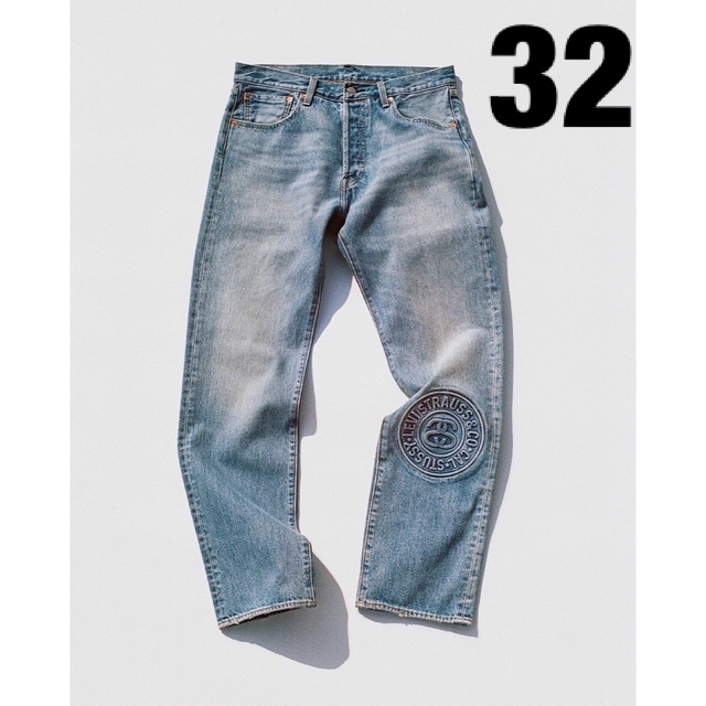 Stussy x Levi's Embossed 501 Denim 32