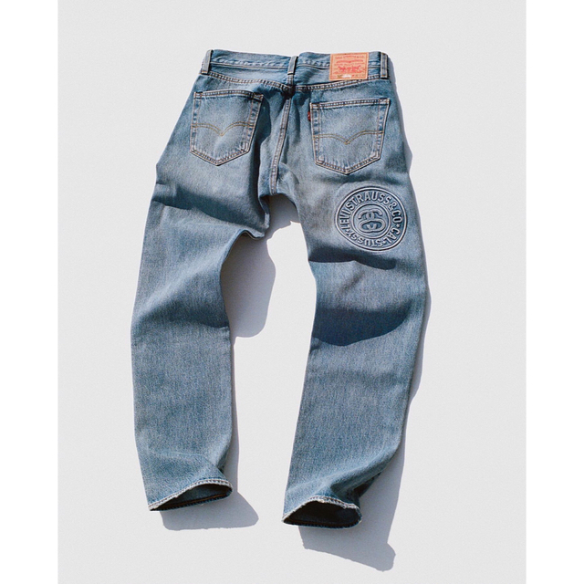 Levi's   Stussy x Levi's Embossed  Denim の通販 by Navy shop