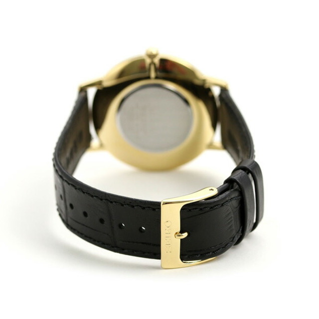 セイコー SEIKO 腕時計 メンズ SCXP126 セイコー セレクション ゴールドフェザー デザイン復刻モデル 38mm クオーツ（7N01/日本製） グリーングラデーションxブラック アナログ表示