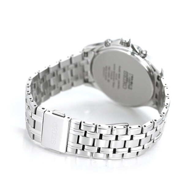 セイコー SEIKO 腕時計 メンズ SADZ201 ドルチェ＆エクセリーヌ 電波ソーラー（7B27） シルバーxシルバー アナログ表示