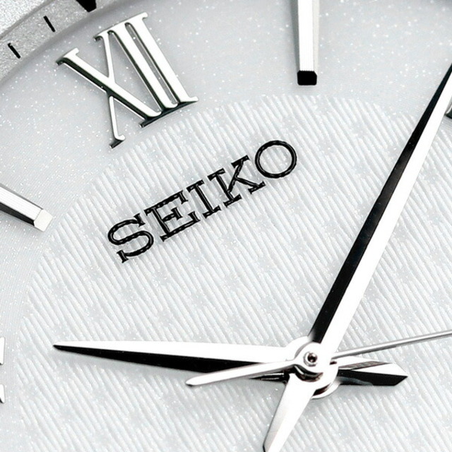 セイコー SEIKO 腕時計 メンズ SADZ201 ドルチェ＆エクセリーヌ 電波ソーラー（7B27） シルバーxシルバー アナログ表示