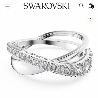 スワロフスキー(SWAROVSKI)のみーみ様専用 SWAROVSKI Twistリング シルバー(リング(指輪))