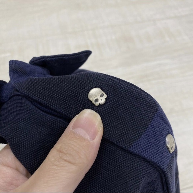 HYDROGEN(ハイドロゲン)の未使用 ハイドロゲン ミリタリー  ポロ シャツ 迷彩 スカル 髑髏 ボタン メンズのトップス(ポロシャツ)の商品写真