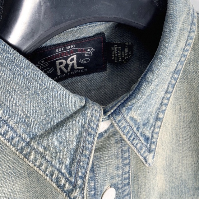 RRL(ダブルアールエル)の22FW RRL ダブルアールエル ラルフローレン インディゴ デニム シャツ メンズのトップス(シャツ)の商品写真