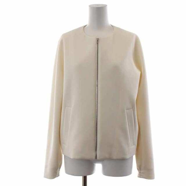 theory luxe ジャケット ノーカラージャケット 38 M 白 theory luxe ジャケット ノーカラージャケット 38 M 白