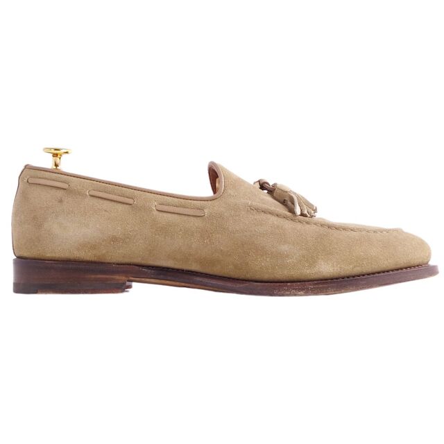 SANYO - 美品 サントーニ Santoni ローファー モカシン タッセル SANYO - 美品 サントーニ Santoni ローファー モカシン タッセル
