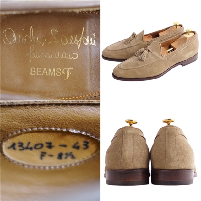 SANYO - 美品 サントーニ Santoni ローファー モカシン タッセル SANYO - 美品 サントーニ Santoni ローファー モカシン タッセル