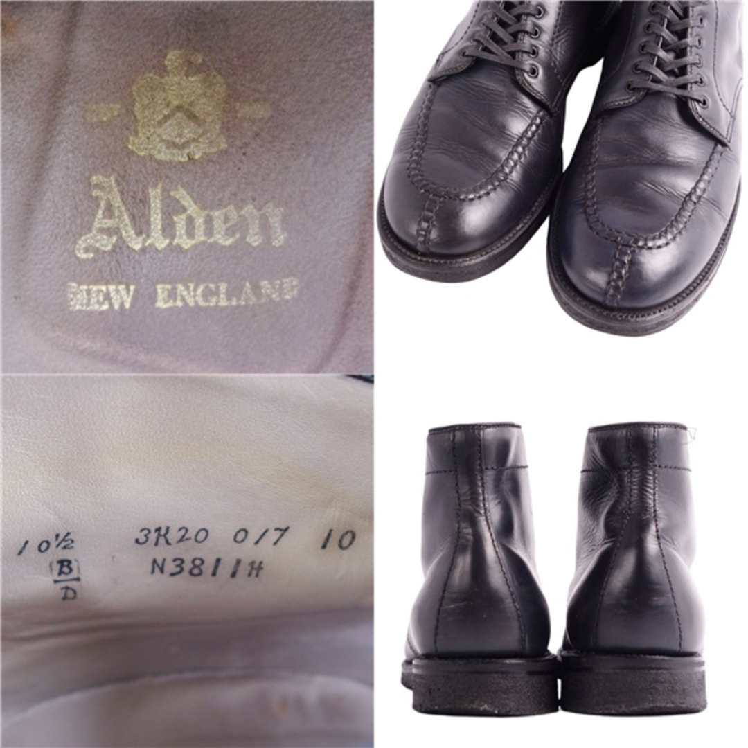 オールデン Alden ブーツ ショートブーツ タンカーブーツ N3811H カーフレザー シューズ メンズ 10.5(28.5cm相当) ブラック
