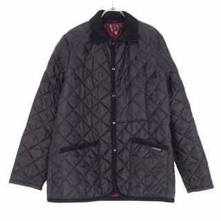 ラベンハム(LAVENHAM)の美品 ラベンハム LAVENHAM×EDIFICE ジャケット キルティング 襟コーデュロイ 無地 アウター メンズ イギリス製 38(M相当) ブラック(その他)