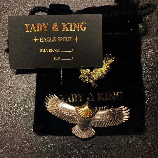 愛用 TADY&KING - 頭金 中イーグル 美品 tady&king ネックレス - www