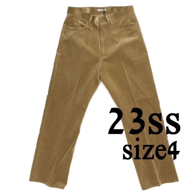 2023年春夏品番23ss AURALEE FINX CORDUROY PANTS パンツ