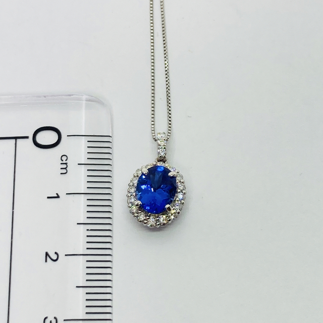お気に入り】 新品 Pt900/850 ダイヤ付 タンザナイト ネックレス TZ お気に入り】 新品 Pt900/850 ダイヤ付 タンザナイト ネックレス TZ