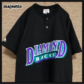 マグネティック(Magnetic)の【マジェスティック】半袖Tシャツ ダイヤモンドバックス　メジャーリーグ　15(Tシャツ/カットソー(半袖/袖なし))