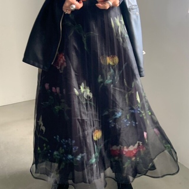 ロングスカート Ameri VINTAGE - AmeriVINTAGE SOFIA ORGANZA LAYERED SKIRT