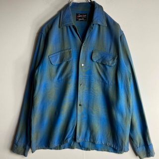 ART VINTAGE - 60's National shirt shops レーヨン オンブレ シャツの