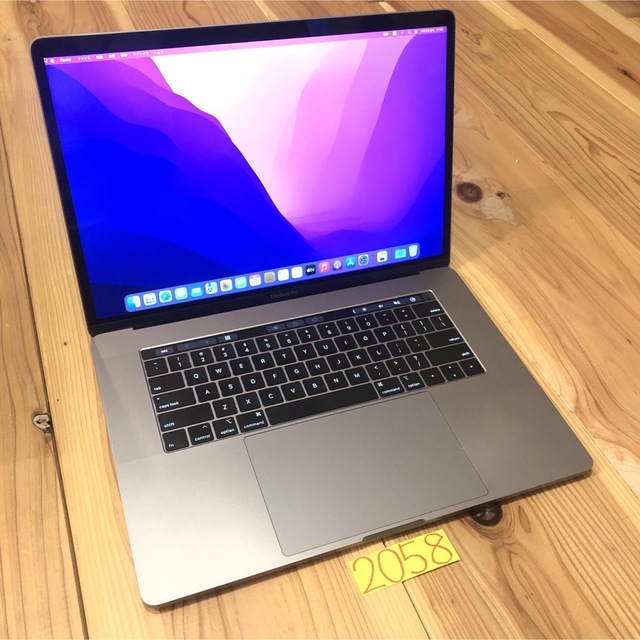 2022MacBook pro 15インチ 2019 i9 メモリ32GB