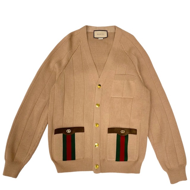 100%本物 グッチ GUCCI - Gucci カーディガン 美品【中古品】 ユニ