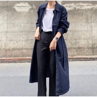 ユニクロ(UNIQLO)の【春コート】デニムシャツコート ユニクロU(ロングコート)