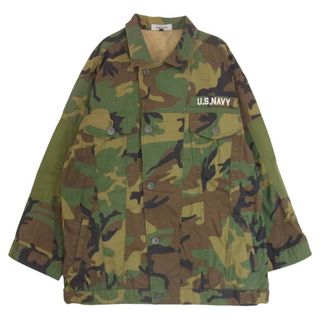 アヴィレックス(AVIREX)のAVIREX アヴィレックス 6202045 LOOSE FIT BDU JACKET ルーズフィット ミリタリー ジャケット カーキ系 F【中古】(ミリタリージャケット)