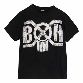 バウンティハンター(BOUNTY HUNTER)のBOUNTY HUNTER バウンティーハンター B×H LOGO S/S TEE ペイズリー ロゴ 半袖 Tシャツ ブラック系 S【中古】(Tシャツ/カットソー(半袖/袖なし))