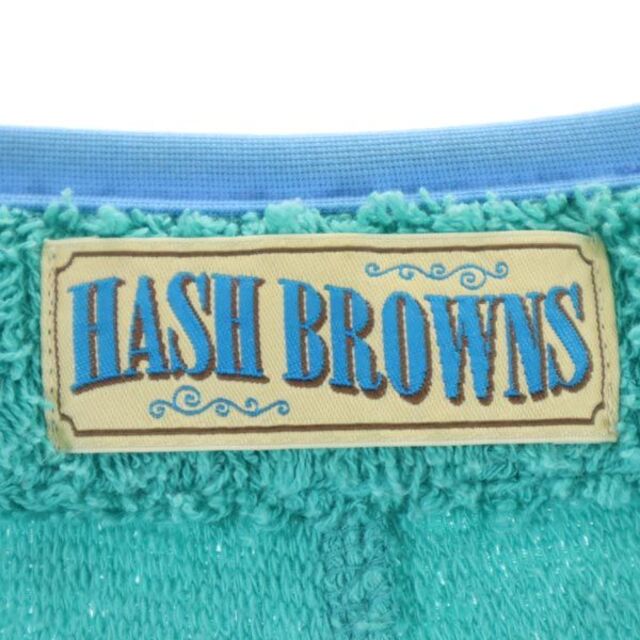 HASH BROWNS(ハッシュブラウン)のハッシュブラウン ジャケット M 緑×青 HASH BROWNS メンズ 【中古】  【230302】 メンズのジャケット/アウター(ダッフルコート)の商品写真