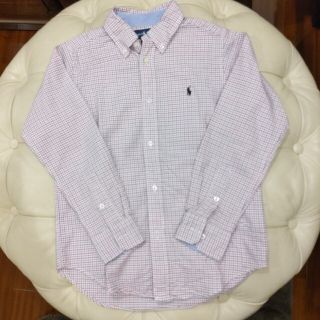 ラルフローレン(Ralph Lauren)のラルフローレン 長袖シャツ 130 赤系(ブラウス)