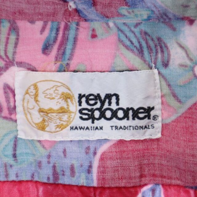 Reyn Spooner - レインスプーナー 80s リバースプリント 金タグ