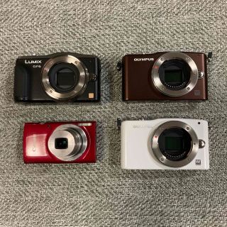 キヤノン(Canon)のジャンクカメラ4点まとめ売り(コンパクトデジタルカメラ)