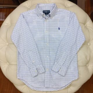 ラルフローレン(Ralph Lauren)のラルフローレン 長袖シャツ 7 ブルー系(ブラウス)