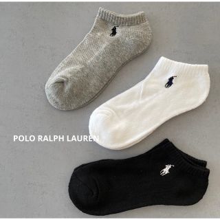 ポロラルフローレン(POLO RALPH LAUREN)のポロラルフローレン　レディースソックス　3足　ショートソックス(ソックス)