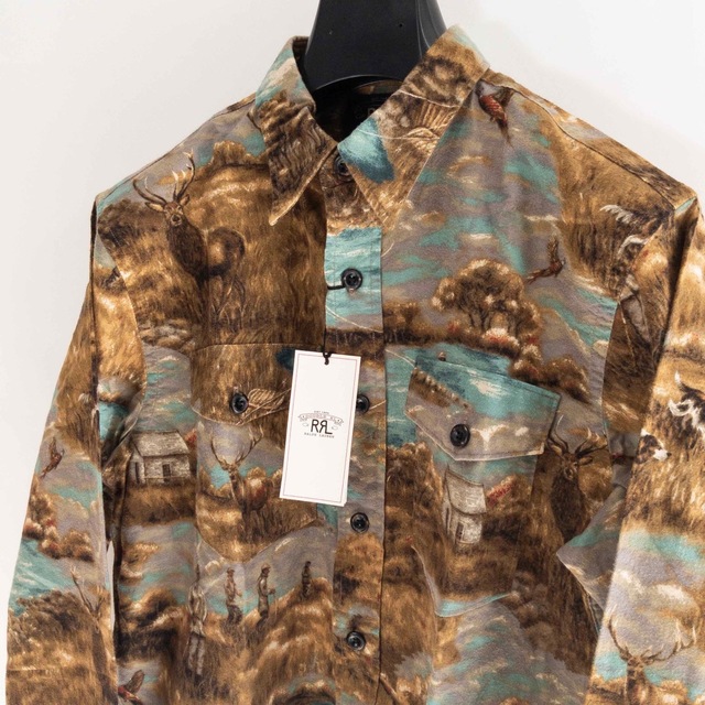 RRL(ダブルアールエル)の22FW RRL ダブルアールエル ラルフローレン フランネル ワークシャツ メンズのトップス(シャツ)の商品写真
