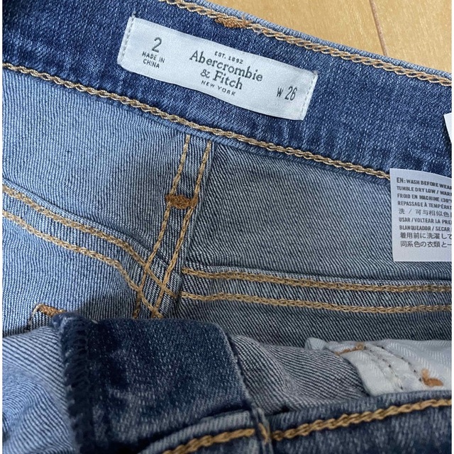 Abercrombie&Fitch(アバクロンビーアンドフィッチ)の美品|アバクロ　Abercrombie&Fitch　ショートパンツ　デニム レディースのパンツ(ショートパンツ)の商品写真