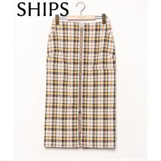 SHIPS - 【新品タグ付き】SHIPS BLUESTORE ステッチロングスカートの