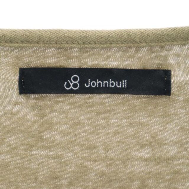 JOHNBULL(ジョンブル)のジョンブル ヘンリネック 半袖 Tシャツ S カーキ Johnbull 胸ポケット ミリタリー系 オーバーサイズ メンズ 【中古】  【220819】 メール便可 メンズのトップス(Tシャツ/カットソー(半袖/袖なし))の商品写真