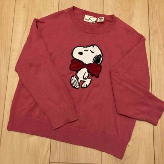 ピーナッツ(PEANUTS)の120cm★スヌーピー★ユニクロ★ピーナッツ★薄手のセーター★春先★未使用(ニット)