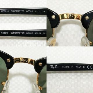 新品付属品あり RayBan クラブマスター レイバン サングラス ブラック