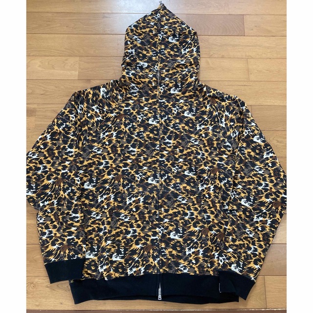 BAPE 豹柄　レオパード柄パーカー　LNIGO