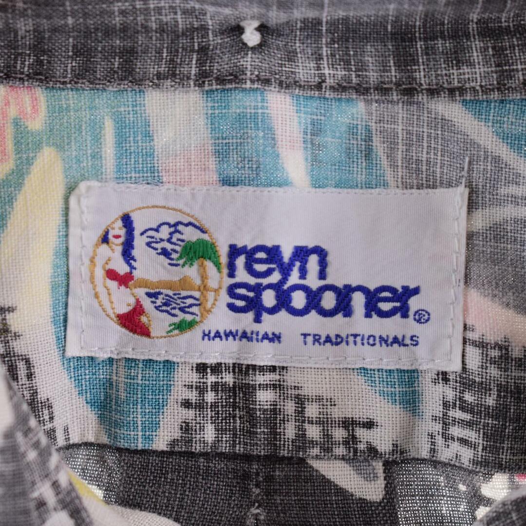 Reyn Spooner(レインスプーナー)の古着 90年代 レインスプーナー REYNSPOONER 水着タグ ビキニタグ 総柄 プルオーバー(ハーフボタン) ボタンダウン ハワイアンアロハシャツ メンズM ヴィンテージ /eaa318786 メンズのトップス(シャツ)の商品写真