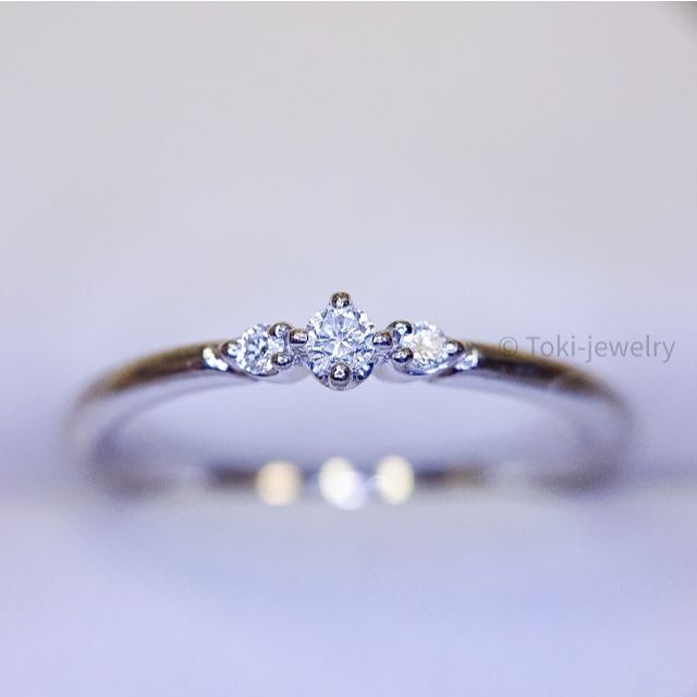 【STAR JEWELRY/スタージュエリー】K18 ダイヤモンドリング