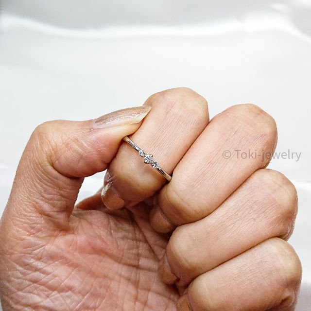 【STAR JEWELRY/スタージュエリー】K18 ダイヤモンドリング