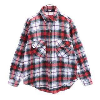 ウールリッチ(WOOLRICH)のウールリッチ 80s ヴィンテージ USA製 チェック 長袖 ネルシャツ WOOLRICH メンズ 【中古】  【220825】(シャツ)