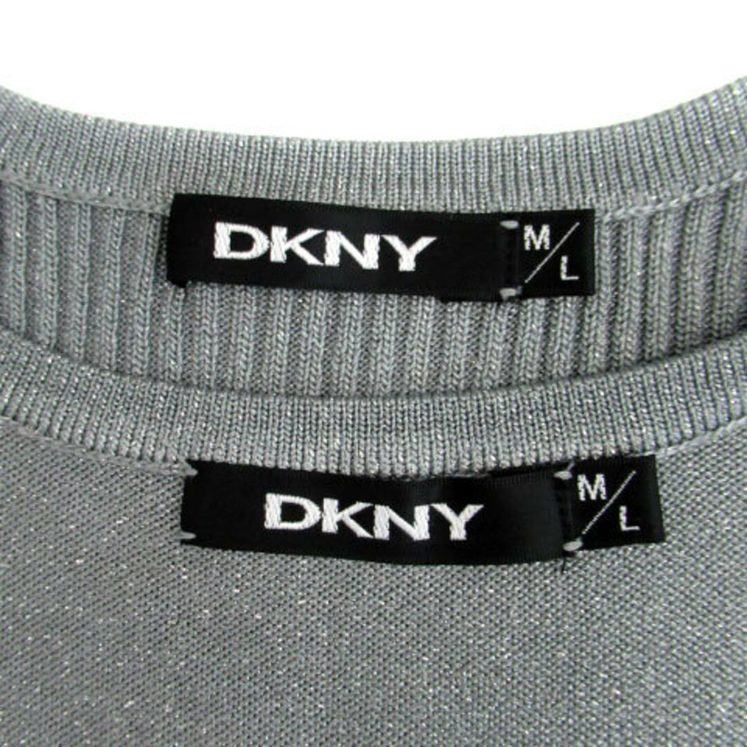 DKNY(ダナキャランニューヨーク)のダナキャランニューヨーク DKNY アンサンブルニット カーディガン カットソー レディースのトップス(アンサンブル)の商品写真