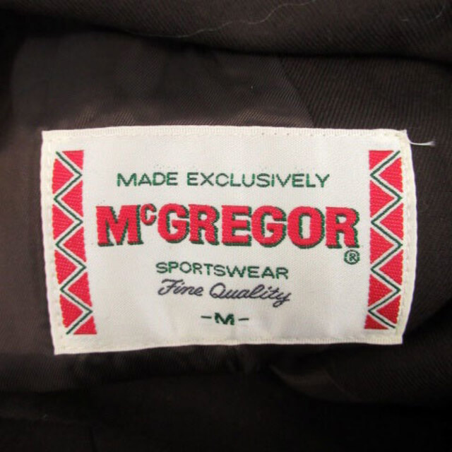McGREGOR(マックレガー)のマックレガー マクレガー ジャケット オープンカラー ミドル丈 ウール M 茶色 レディースのジャケット/アウター(その他)の商品写真