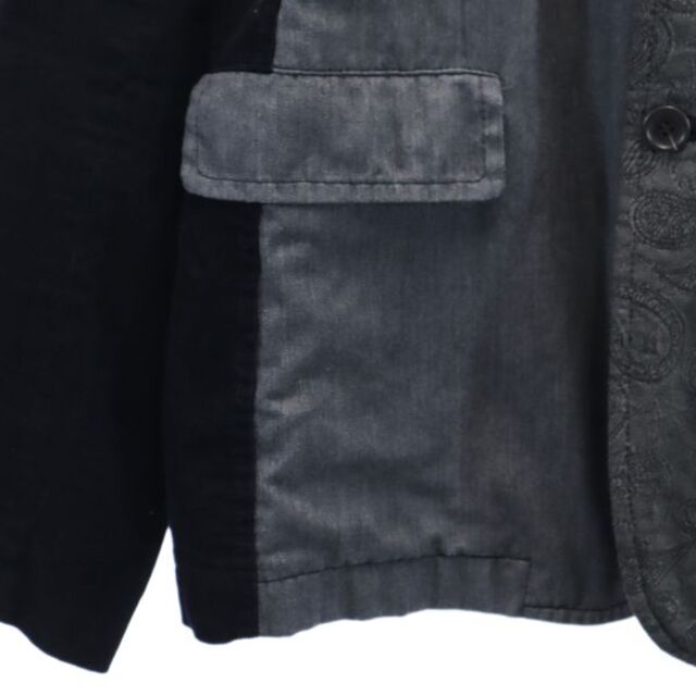 ブラックコムデギャルソン 2013年 日本製 テーラードジャケット L グレー系 BLACK COMME des GARCONS コーデュロイ ペイズリー メンズ   【220831】 5