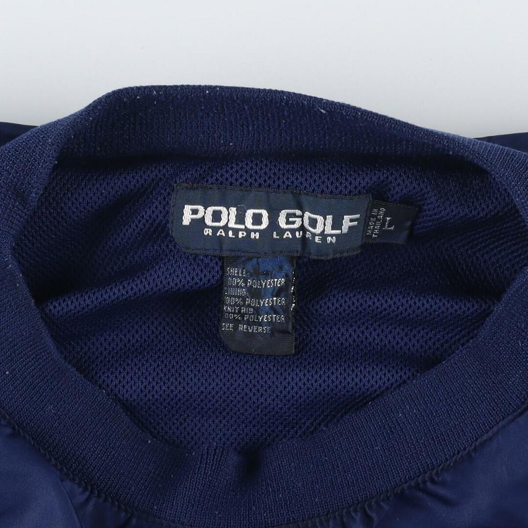 Ralph Lauren(ラルフローレン)の古着 ラルフローレン Ralph Lauren POLO GOLF ポロゴルフ ウォームアッププルオーバー メンズXXL /eaa318136 メンズのジャケット/アウター(ナイロンジャケット)の商品写真