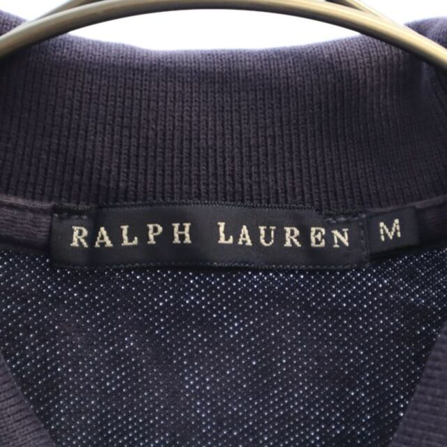 Ralph Lauren(ラルフローレン)のラルフローレン ノースリーブ ポロシャツ M ネイビー RALPH Lauren 鹿の子 レディース  【220830】 メール便可 【中古】 レディースのトップス(ポロシャツ)の商品写真