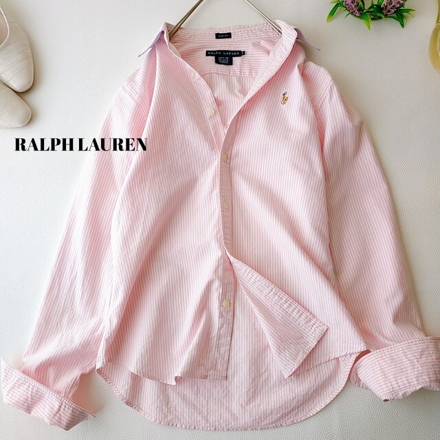 POLO RALPH LAUREN - ご確認用【ラルフローレン】ピンクストライプシャツ　ボタンダウンシャツ