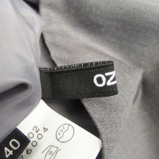 OZOC(オゾック)のオゾック OZOC フレアスカート ひざ丈 40 グレー レディースのスカート(ひざ丈スカート)の商品写真