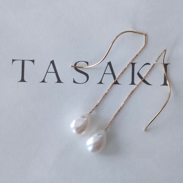 TASAKI(タサキ)のTASAKI バロックパールピアスK18YG　タサキ レディースのアクセサリー(ピアス)の商品写真